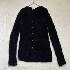 URBAN RESEARCH DOORS リブ編みカーディガン