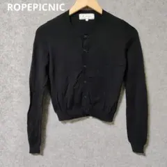 ROPEPICNIC 黒の長袖カーディガンのサムネイル