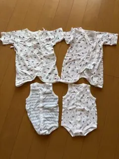 【コットン肌着16枚セット】サイズ50-60とサイズ60-70