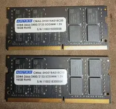 DDR4 16GB×2枚 計32GB ADTEC SKhynixチップ