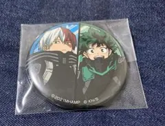 【ヒロアカ】緑谷出久　轟焦凍　缶バッジ　ワールドヒーローズミッション