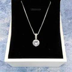 506N【ゴールド】5mm 一粒 CZ ネックレス SV925 上品 ギフト - メルカリ