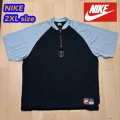 NIKE 2XL 半袖　ポロシャツ 黒　グレー　ブラック　ナイキ