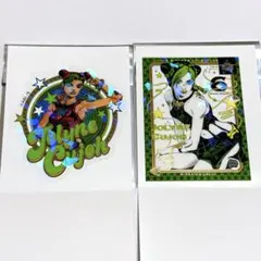 ジョジョの奇妙な冒険 JOJOWORLD限定 クリアステッカー B 徐倫