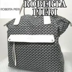【美品】ROBERTA PIERI トートバッグ　タタミ柄