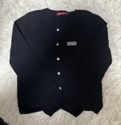 FAMILIAR ブラックカーディガン ボタン付き 2セット 130cm