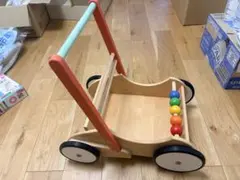 ボーネルドン　木製手押し車 カラフルボール付きのサムネイル