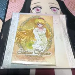 貴重　美少女戦士セーラームーン  スクエア缶バッジ ヴィーナス 愛野美奈子