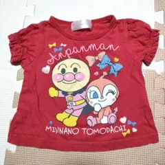 アンパンマン Tシャツ 赤 サイズ80