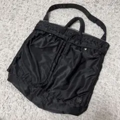 【廃盤・希少】ポーター ブラック タンカー ショルダー ヘルメットバッグ