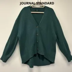 JOURNAL STANDARD グリーンカーディガン　ウール　カシミヤ