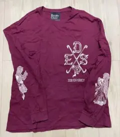 Dir en grey Deadly Claris バーガンディ 長袖カットソー