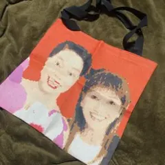 【SHOWA STAR】新品 いくくる 女芸人 ドット柄 トートバッグ