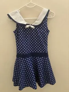 ワンピース水着　120 女の子　マザウェイズ ネイビー