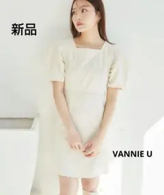 【新品】VANNIE U アーモンドスリーブチュニック/ミニワンピースのサムネイル