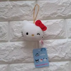 新品タグ付き サンリオキャラクターズ フェイスマスコット ハローキティ