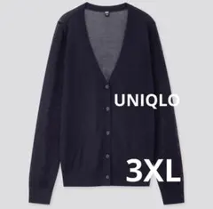 UNIQLO ライトＶネックカーディガン 3XL ネイビー