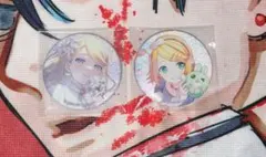 プロセカ プロジェクトセカイ リン 鏡音リン グリ缶 グリッター缶バッジ 8A