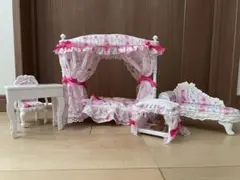 リカちゃん　姫家具シリーズ　ゆめみるベッド　ソファー　プリンセス　姫ルーム