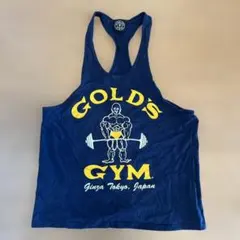 GOLD'S GYM タンクトップ M ネイビー　銀座東京店