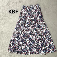 【KBF】マルチプリントボリュームヘムスカート