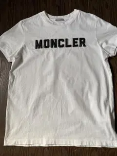 正規品】MONCLER 刺繍ロゴ Tシャツ ホワイト - メルカリ