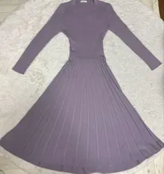 ホールガーメント ロングワンピース