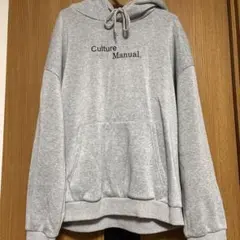 グレー フード付き パーカー　ラスト一点です