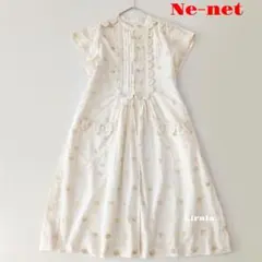 Ne-net　ネネット　カーディガン　羽織　金糸　刺繍　コットン　ワンピースのサムネイル