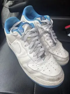 Nike Air Force 1 ホワイト/ブルー　エアフォース1 28cm
