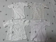 【最終値下げ】ミキハウス　新生児サイズ（50）　短肌着4枚セット