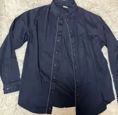【極美品】ARMANI COLLEZIONI シャツ XL ネイビー 廃盤のサムネイル