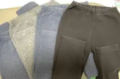 キッズ スウェット ロングパンツ 4点セット 100cm