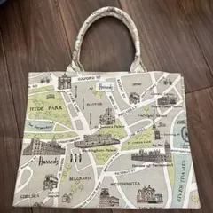Harrods ロンドンマップ トートバッグのサムネイル
