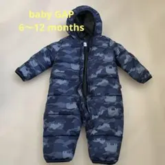 babyGAP ネイビー カモフラージュ アウター　ジャンプスーツ