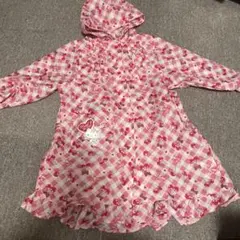 ハローキティ フード付レインコート 120cm