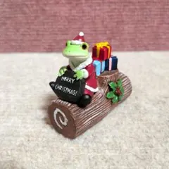 コポー　カエル　クリスマス　ブッシュドノエル