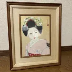 絵画「舞妓 紅をさす」洋画、油絵、3号宇野孝之、箱有り 絵画「舞妓 紅をさす」洋画、油絵、3号宇野孝之、箱有り - メルカリ