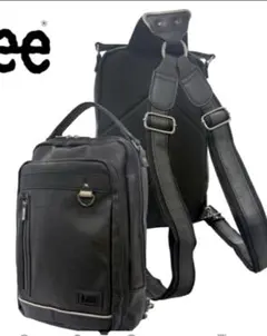 【Lee 】　2WAY リュック ボディバッグ ブラックのサムネイル