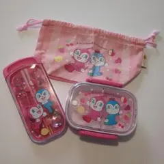 アンパンマンミュージアム限定 ドキンちゃん & コキンちゃん 二段式弁当箱