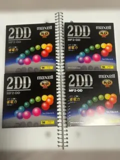 【ビンテージ・当時物＋おまけ】マクセル 3.5“フロッピーディスク/未開封4枚③のサムネイル