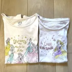 Disneyプリンセス Tシャツ 2枚セット120