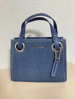 SAMANTHAVEGA サマンサタバサ　デニム ハンドバッグ　ショルダー付きのサムネイル