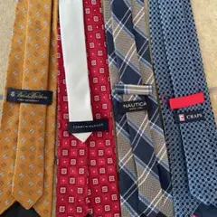 メンズ ネクタイ4本セット Brooks Brothers 他USAブランド