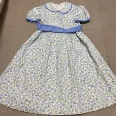 美品　ファミリア　半袖ワンピース　120 花柄
