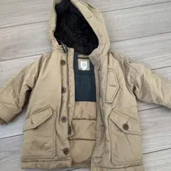 baby GAP フード付き中綿コート ベージュ