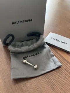BALENCIAGA ピアス　シルバー　片耳のみ BALENCIAGA - BALENCIAGA バレンシアガ セーフティピン ピアス
