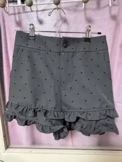 OLIVE des OLIEVE ドット柄フリルショートパンツ ウィッシュコアのサムネイル