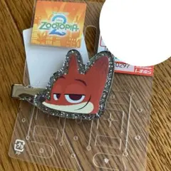ズートピア2 前髪クリップ　ニック