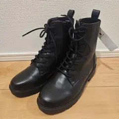 黒 レースアップブーツ Sサイズ 新品未使用♡ はる様